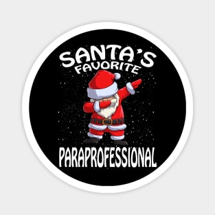 Santas Favorite Paraprofessional Christmas Magnet